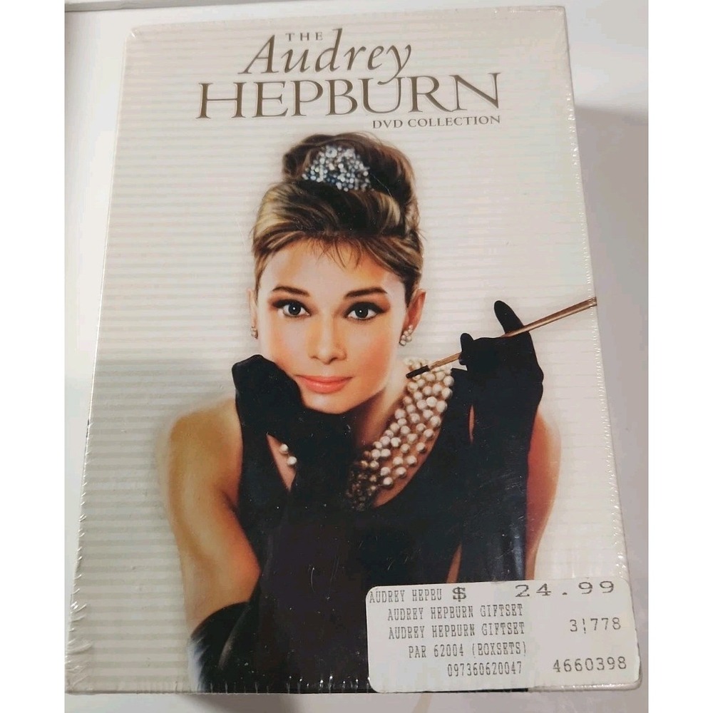 Audrey Hepburn DVD Collection 3-Movie Box Set Sabrina Roman Holiday Tiffanys NEW